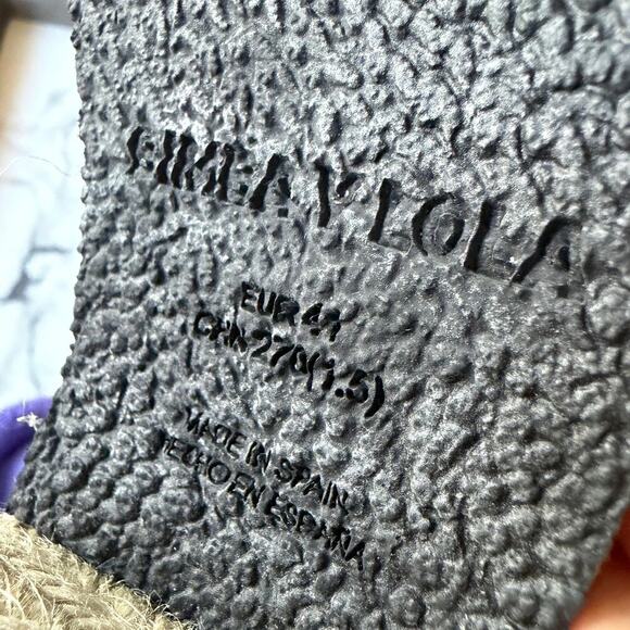 NEW Bimba y Lola Macrame Espadrille Mule Sandals Size EU 41 - Picture 9 of 9